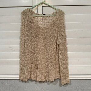Free People Tan Sweater